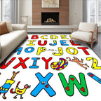 Alphabet Animals And Shapes Rug