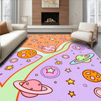 Whimsical Planet Starry Sky Rug