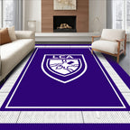Deep Purple Shield Crest Rug