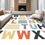 Bold Color Alphabet Blocks Rug