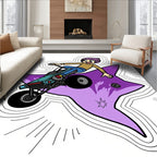 Extreme Stunt Rider Purple Blast Rug