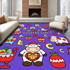 Country Animals Alphabet Fun Rug