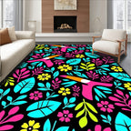 Vibrant Toucan Tropical Foliage Rug