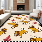 Golden Lion Forest Whimsy Rug
