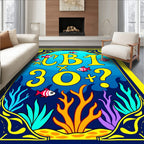 Bright Colorful Underwater World Rug
