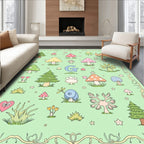 Whimsical Forest Fairy Garden Rug