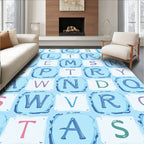 Alphabet Ice Blocks Rug