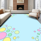 Pastel Bubble Cluster Geometric Rug