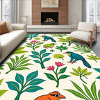 Tropical Birds and Flora Rug