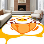 Sunny Yolk Egg Splatter Rug