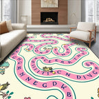 Whimsical Alphabet Maze Character Rug