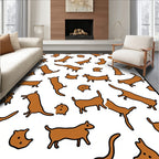 Brown Dog Medley Repeat Rug