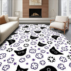 Black Cat Cloud Starburst Mix Rug