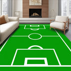 Green Court Playing Field Rug