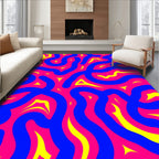 Vivid Abstract Swirls Rug