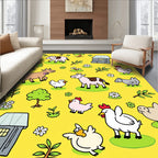 Farm Animals and Countryside Fun Rug