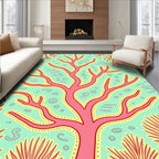 Coral Reef Branching Garden Rug