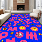 Whimsical Pink Alphabet Whimsy Rug