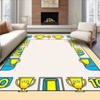 Retro Golden Trophy Champion Competition Rug