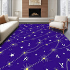 Celestial Starry Night Constellation Rug